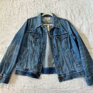 NWT - Madewell The Jean Jacket in Pinter Wash XL
